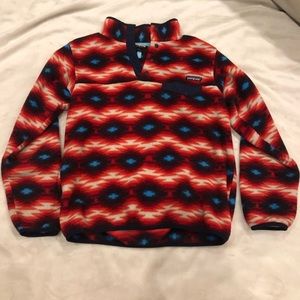 red white and blue patagonia